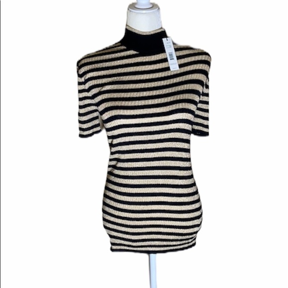 T Tahari Tops - Tahiti Black/Golden Mist fashion Pullover Top